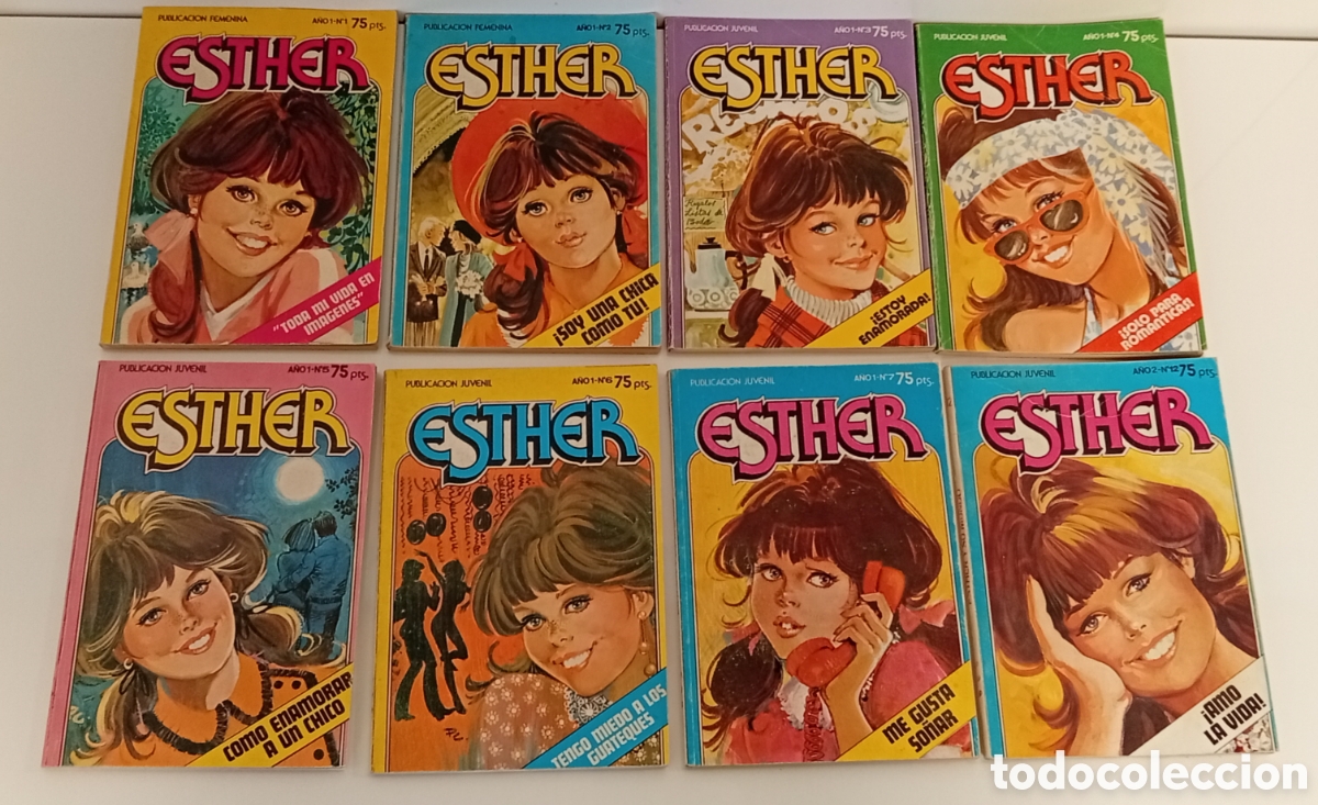 Coleccionismo de revista Cambio 16: REVISTA JUVENIL ESTHER A&Ntilde;O 1983 8 TOMOS