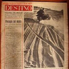 Coleccionismo de Revista Destino: PERIÓDICO DESTINO, CON NOTÍCIAS DE LA 2ª GUERRA MUNDIAL. Lote 16225504