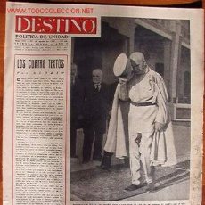Coleccionismo de Revista Destino: PERIÓDICO DESTINO, CON NOTÍCIAS DE LA 2ª GUERRA MUNDIAL. Lote 20243562