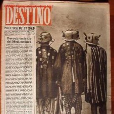 Coleccionismo de Revista Destino: PERIÓDICO DESTINO, CON NOTÍCIAS DE LA 2ª GUERRA MUNDIAL. Lote 9201549
