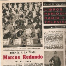 Coleccionismo de Revista Destino: AÑO 1959 CHAMPAÑA DE LA SERRA OPERA MARCOS REDONDO MARCEL ROCHAS FEMME URANIA RELOJ OMEGA