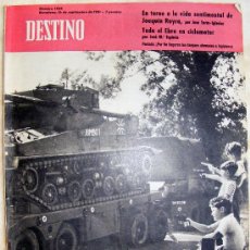 Coleccionismo de Revista Destino: REVISTA DESTINO Nº 1258 - SETIEMBRE DE 1961. Lote 25637258