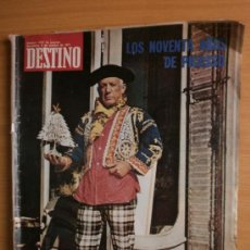 Coleccionismo de Revista Destino: DESTINO Nº1775. AÑO 1971. PABLO PICASSO.. Lote 36585694