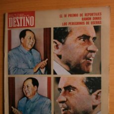 Coleccionismo de Revista Destino: DESTINO Nº1794.1972.RICHARD NIXON,F.FERNANDEZ OCHOA,A.MATONS,H.LANGLOIS,REYNALDO HAHN,T.GARCES.. Lote 36753378