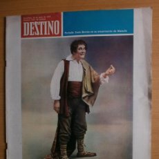 Coleccionismo de Revista Destino: DESTINO Nº1917.1974.ENRIC BORRAS,ANGEL GUIMERA,C.MARTIN GAITE,F.GARCIA LORCA-M.XIRGU,LOS LUTHIERS.. Lote 36753573