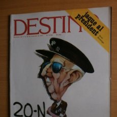 Coleccionismo de Revista Destino: DESTINO Nº2093. AÑO 1977. ARIAS NAVARRO,FERNANDO VII,MUERTE DE FRANCO,BARBARA STREISAND,G.FRONTERA.. Lote 36753949