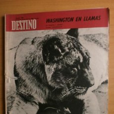 Coleccionismo de Revista Destino: DESTINO Nº1594.1968.PEP VENTURA,A.MEDINA,M.A. CAPMANY,E.CASANELLES,NASSER,GUTENBERG,V.DE LOS ANGELES. Lote 37120636