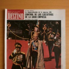 Collezionismo di Rivista Destino: DESTINO Nº1946. AÑO 1975. EL SHA DE PERSIA, PAU CASALS, JACK NICHOLSON, FAYE DUNAWAY.