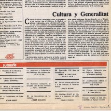 Coleccionismo de Revista Destino: REVISTA DESTINO - FALTAN CUBIERTAS - FUSILAMIENTO DE COMPANYS - TARRADELLAS. Lote 44042240
