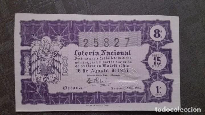 Coleccionismo de revista Destino: decimo de loteria de 1957 sorteo 23 - Foto 1