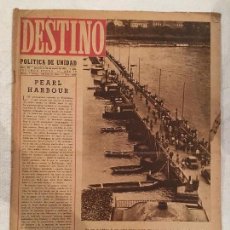 Coleccionismo de Revista Destino: DESTINO N° 401. MARZO 1945 . EN PORTADA PEARL HARBOUR Y COBLENZA OCUPADA POR LOS ALIADOS