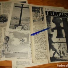Coleccionismo de Revista Destino: RECORTE PRENSA : VESTIGIOS ESPAÑOLES EN FILIPINAS . DESTINO, ENERO 1962