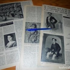 Coleccionismo de Revista Destino: RECORTE PRENSA : 110 AÑOS DE LA LLEGADA DEL PINTOR FORTUNY A BARCELONA. DESTINO, SPTBRE 1962