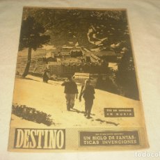 Coleccionismo de Revista Destino: DESTINO 661, ABRIL 1950. PASEO POR NURIA. UN SIGLO DE FANTASTICAS INVENCIONES.. Lote 182828705
