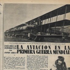 Coleccionismo de Revista Destino: 1954 SANTA COLOMA DE QUERALT CANADA CARRILET EMPORDA CONQUISTA MARTE AVIACION PRIMERA GUERRA MUNDIAL. Lote 10907400