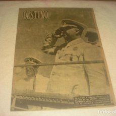 Coleccionismo de Revista Destino: DESTINO N. 617, BARCELONA JUNIO 1949 . LLEGA EL GENERALISIMO A LA CIUDAD CONDAL