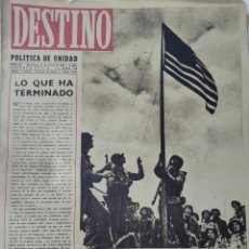 Coleccionismo de Revista Destino: 5 NÚMEROS DE DESTINO 2DA GUERRA MUNDIAL FINAL