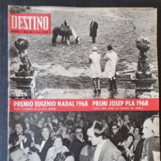 Collezionismo di Rivista Destino: REVISTA DESTINO Nº 1632 AÑO 1969 - PREMIO NADAL TERENCI MOIX