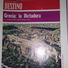 Coleccionismo de Revista Destino: REVISTA DESTINO Nº 1902 DEL 16-03-1974.SUMARIO EN INTERIOR.GRACIA,LA MEDICINA..... Lote 339095103