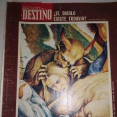 Coleccionismo de Revista Destino: REVISTA DESTINO Nº 1867 DEL 14-07-1973.SUMARIO EN INTERIOR.EL DIABLO EXISTE,CANTON,BALTASAR PORCEL... Lote 339108493