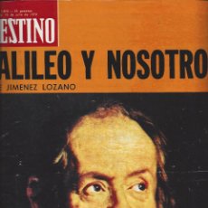 Coleccionismo de Revista Destino: REVISTA DESTINO Nº 1815 DEL 15-07-1972.SUMARIO EN INTERIOR.GALILEO,YA VIENEN LAS SUECAS..... Lote 339832048