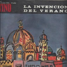 Coleccionismo de Revista Destino: REVISTA DESTINO Nº 1507 DEL 25-06-1966.SUMARIO EN INTERIOR.LA INVENCION DEL VERANO.... Lote 340099518