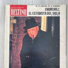 Coleccionismo de Revista Destino: REVISTA DESTINO. 1974. NÚM. 1939. CHURCHILL. Lote 389155739
