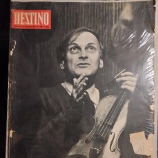 Coleccionismo de Revista Destino: REVISTA DESTINO 1967 . YEHUDI MENUHIN , UN ARTISTA . PRECINTADA