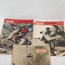 Coleccionismo de Revista Destino: LOTE DE 3 REVISTAS DESTINO NSº1455-1720-521 24 PAGINAS 1954