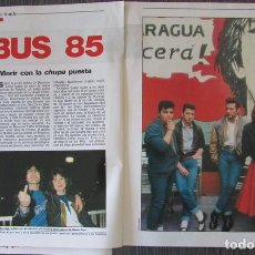 Coleccionismo de Revista Destino: RECORTE REVISTA DESTINO N.º 4 1985 TRIBUS URBANAS 11 PÁGS Y PORTADA. RAMONCÍN
