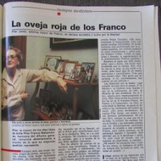 Coleccionismo de Revista Destino: RECORTE REVISTA DESTINO N.º 4 1985 PILAR JARAIZ, SOBRINA DE FRANCO 3 PÁGS