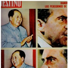 Coleccionismo de Revista Destino: 1972. AUGUST MATONS. POMPIDOU- BRANDT. POMPIDOU- HEATH. LOS PEREGRINOS DE USERAS. FIAT 124S RALLY C
