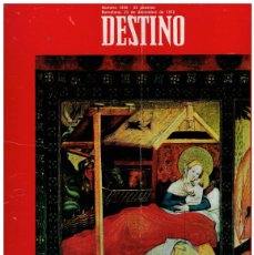 Coleccionismo de Revista Destino: 1972. ¡HOLA, JUDIILLO!, JOSÉ JIMÉNEZ LOZANO. PAUL VALÉRY. UN TEXTO DE MONTAIGNE. F. BORRELL ALVAREZ.