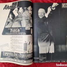 Coleccionismo de Revista Destino: REVISTA DESTINO ENCUADERNADA. AÑO 1956. T1:961-974. T2:975-987. T3: 988-1000. T4: 1001-1012