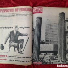 Coleccionismo de Revista Destino: REVISTA DESTINO ENCUADERNADA. AÑO 1963. 5 TOMOS DEL NÚMERO 1326 AL 1377. FALTAN NÚMEROS INDICADOS