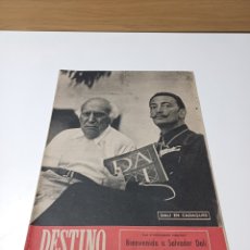 Coleccionismo de Revista Destino: REVISTA DESTINO, DALI EN CADAQUES, ENTREVISTA 1948, 24 PAGINAS