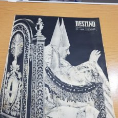 Coleccionismo de Revista Destino: REVISTA DESTINO AÑO 1958 Nº1109 S.S. JUAN XXLLL