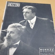 Coleccionismo de Revista Destino: REVISTA DESTINO AÑO 1957 Nº1057 BORRAS CASI UN SIGLO DE GLORIA