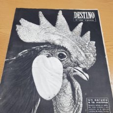 Coleccionismo de Revista Destino: REVISTA DESTINO AÑO 1957 Nº1062 UN SALUDO A LA VICTIMA
