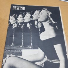 Coleccionismo de Revista Destino: REVISTA DESTINO AÑO 1958 Nº1079 LA MODA LAS LLEVA DE CABEZA
