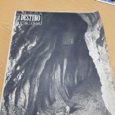 Coleccionismo de Revista Destino: REVISTA DESTINO AÑO 1958 Nº1082 BARCELONESES EN LA CUEVA CULLAVERA