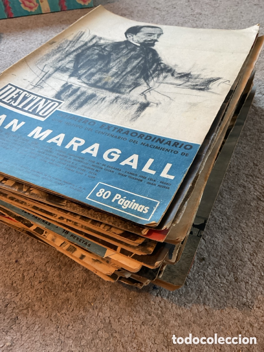 Coleccionismo de Revista Destino: Colecci&oacute;n 38 revistas DESTINO (1960&ndash;1966) &ndash; Historia, Barcelona y actualidad de &eacute;poca