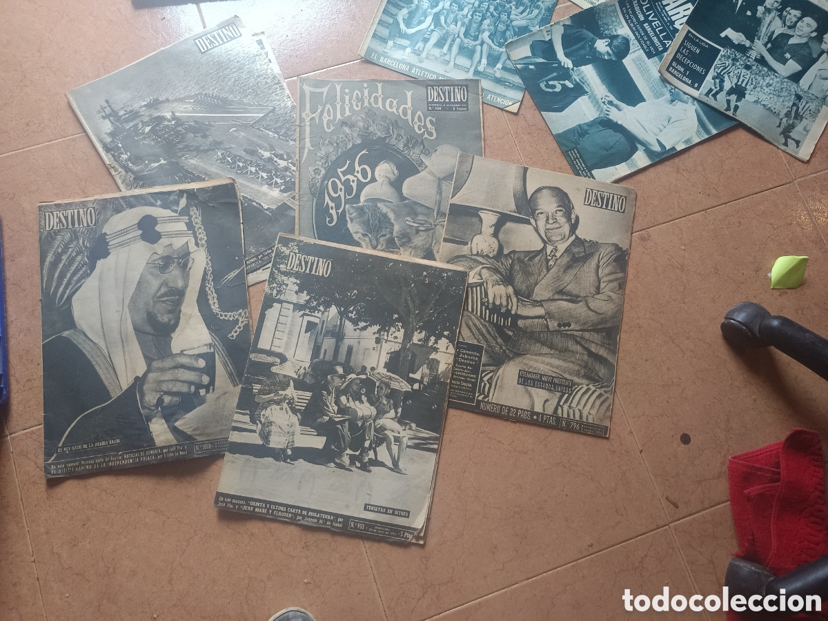 Coleccionismo de Revista Destino: Revistas destino a&ntilde;os 50 Lote ( 15 )