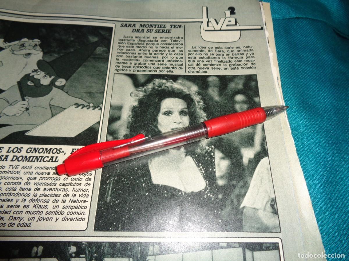 Coleccionismo de revista Destino: RECORTE : SARA MONTIEL, TENDRA SU SERIE. DIEZ MINUTOS, OCTB 1986