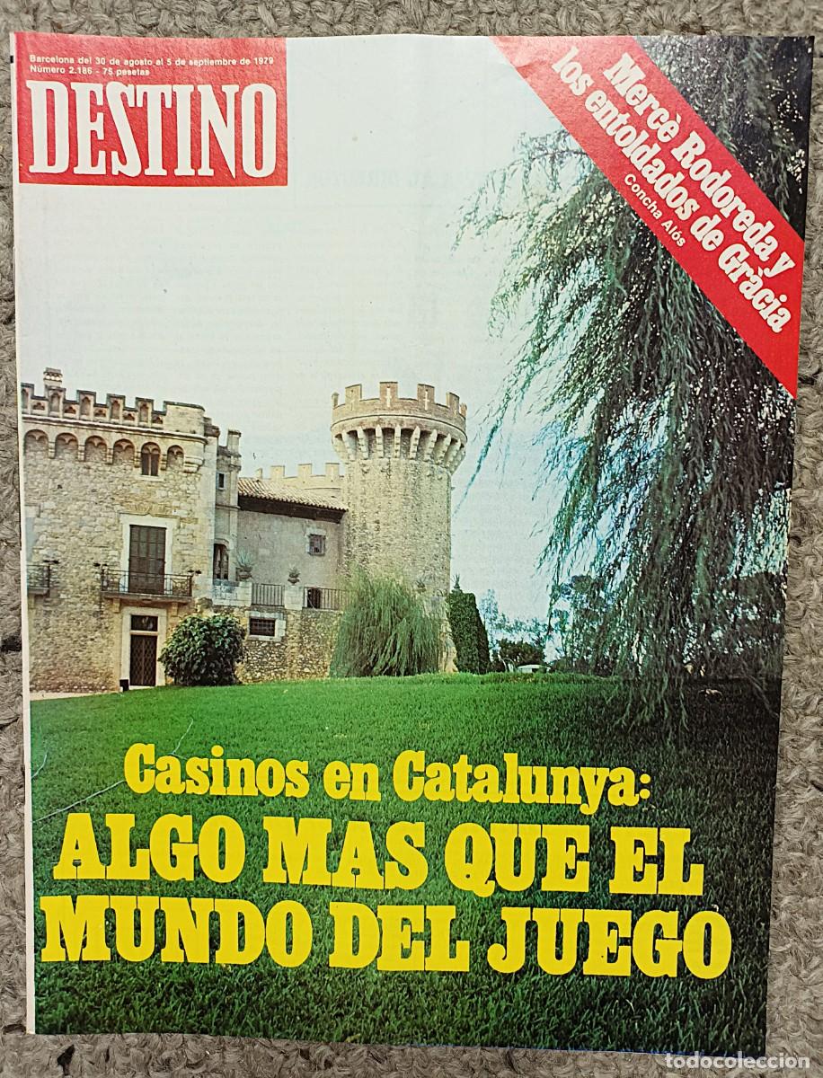 Coleccionismo de revista Destino: REVISTA DESTINO N&ordm; 2.186 DEL 30 DE AGOSTO AL 5 DE SEPTIEMBRE DE 1979
