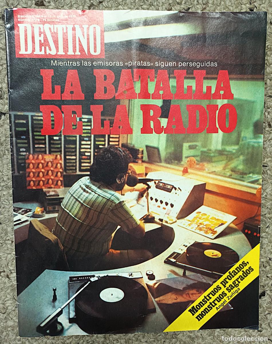 Coleccionismo de revista Destino: REVISTA DESTINO N&ordm; 2.178 DEL 4 AL 10 DE JULIO DE 1979