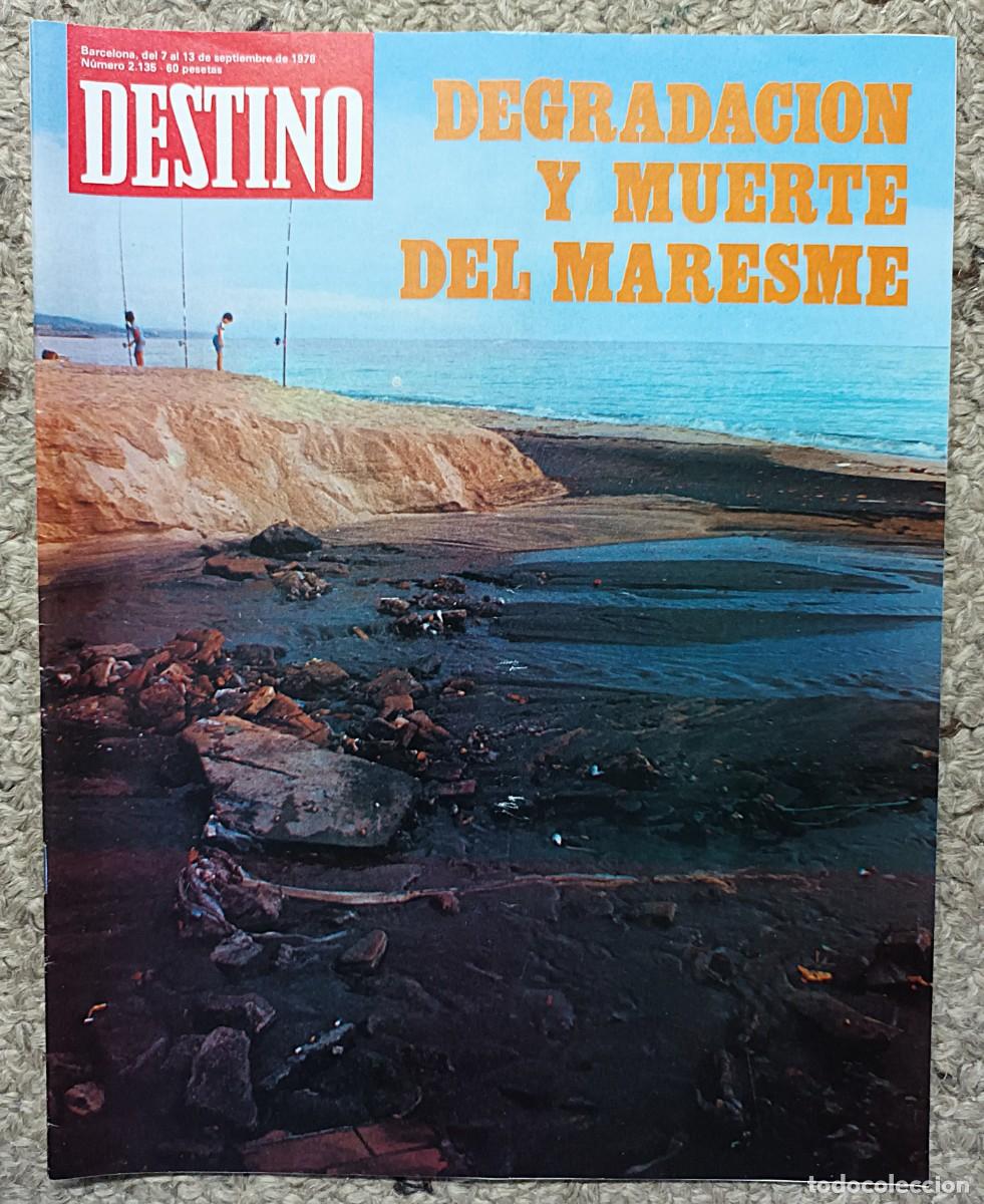 Collezionismo di Rivista Destino: REVISTA DESTINO N&ordm; 2.135 DEL 7 AL 13 DE SEPTIEMBRE DE 1978
