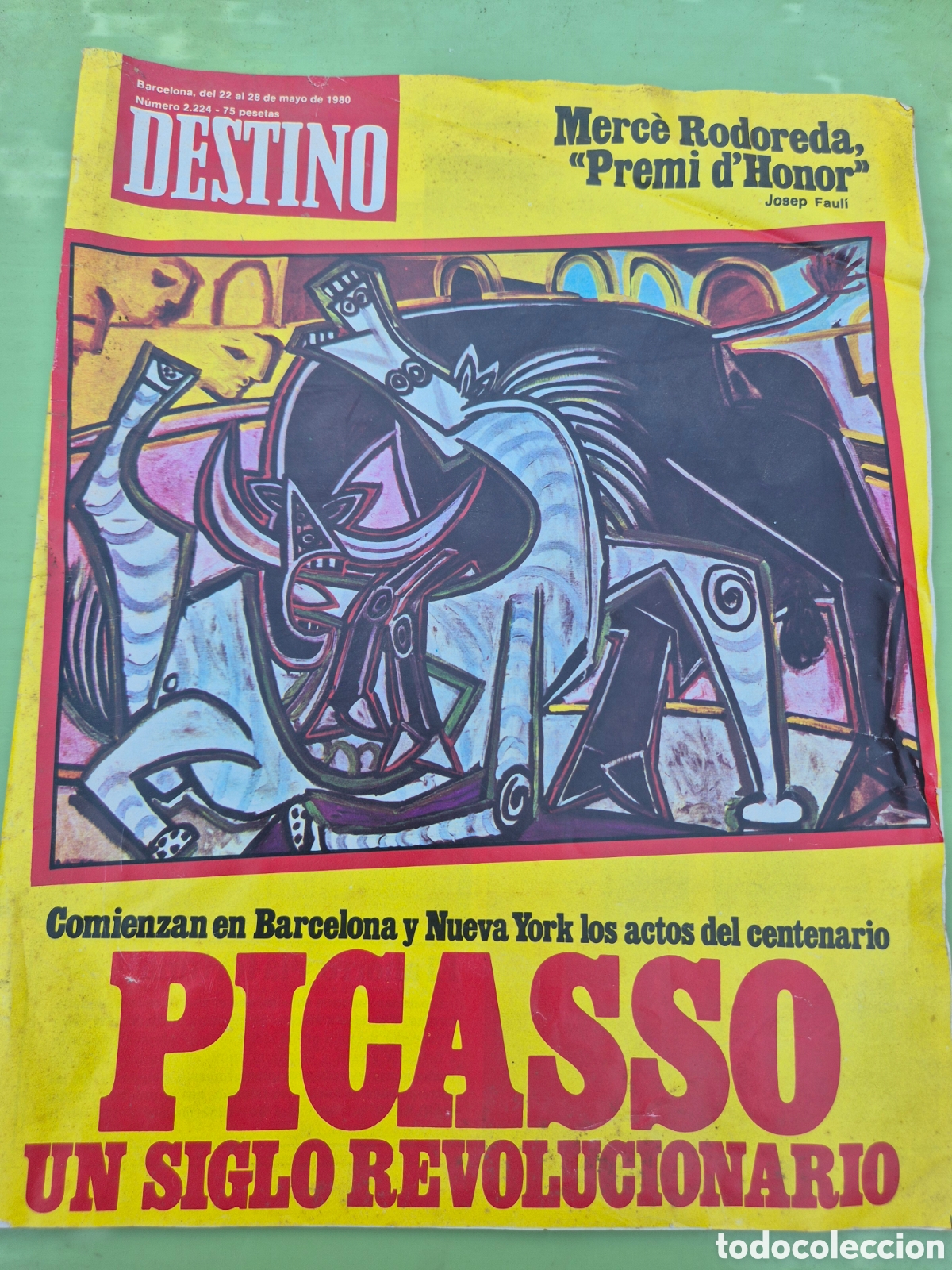 Collection Magazine Destino: DESTINO 2224 28/5/1980 PICASSO