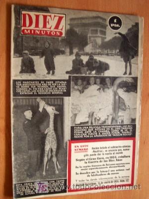 Coleccionismo de Revista Diez Minutos: DIEZ MINUTOS Nº 127 - 31 ENERO 1954 - Foto 1 - 3137570