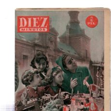 Coleccionismo de Revista Diez Minutos: REVISTA DIEZ MINUTOS, 1953, Nº 121, ASESINOS DEL NIÑO BOBBY, SUBMARINO ATÓMICO, MARÍA BESNARD. Lote 31963945
